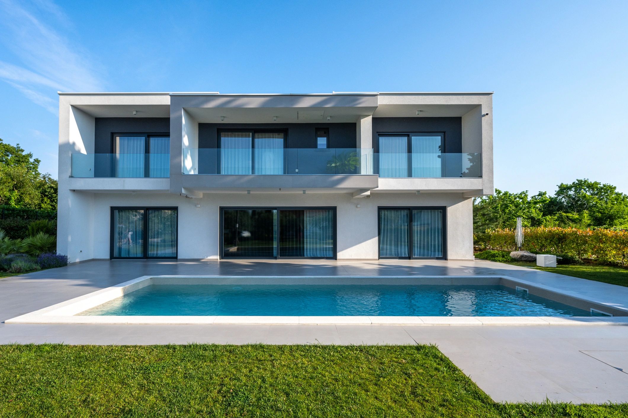 Modern residence representing a comfortable energy-efficient home